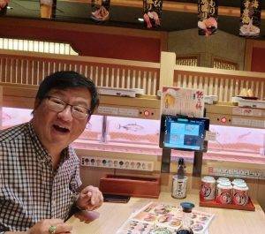 Walter Quan shinkansen sushi Kyoto